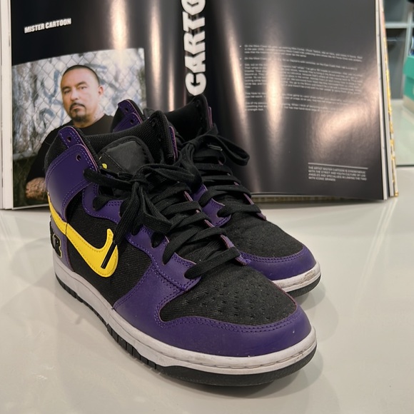 Nike Sb Lakers Collab 8.5 mens - Picture 2 of 3